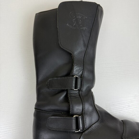 EUC Chippewa Rally Motorcycle Boots in Black Odessa Leather Model 27862 main image 15